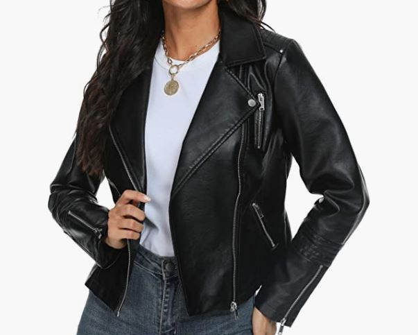 Fahsyee Women’s Leather Jacket