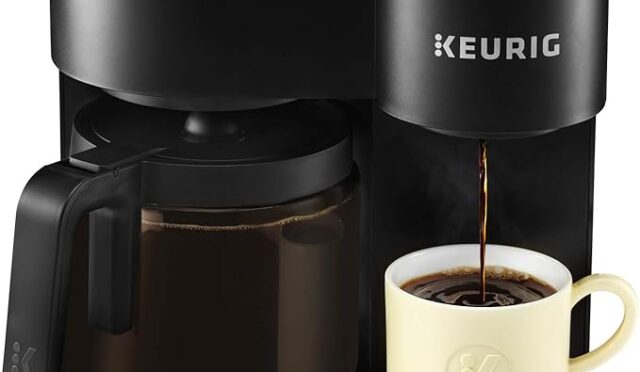 Keurig K-Duo Single Serve K-Cup Pod & Carafe Coffee Maker, Black