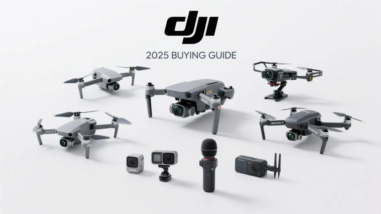 DJI Products 2025 Buying Guide: Best DJI Drones, Gimbals, Cameras, and Mics for Every Creator