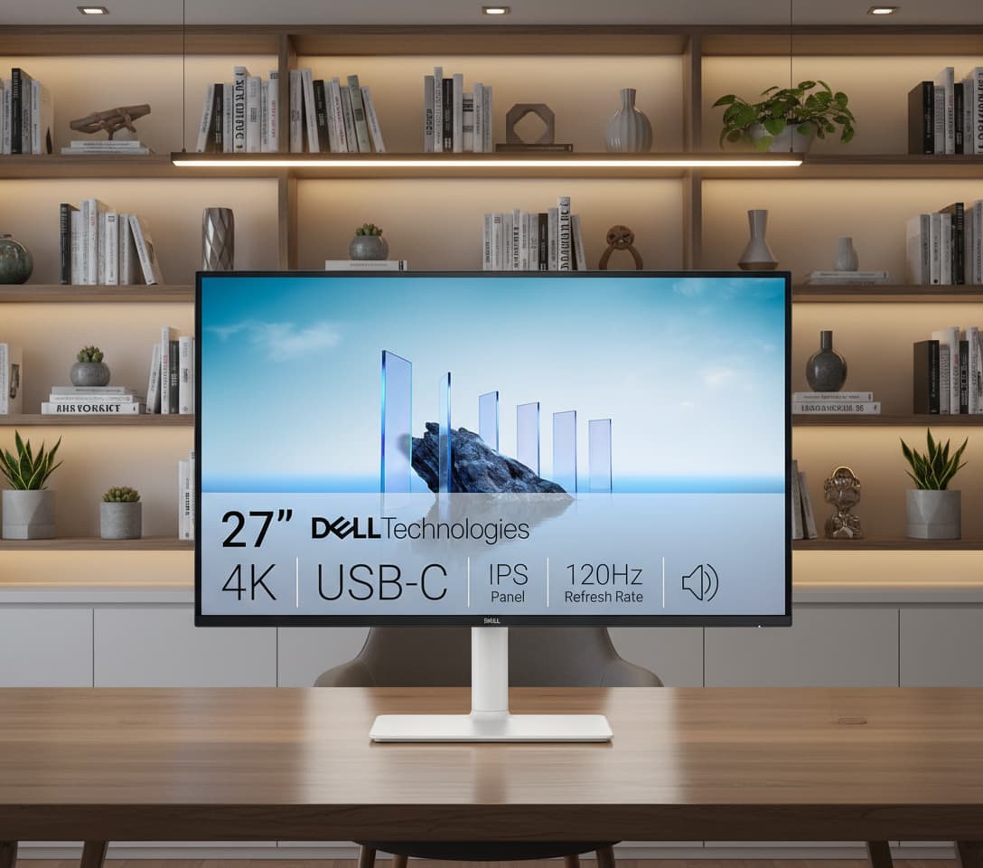 Dell 27 Plus 4K USB-C Monitor – S2725QC: Redefining Visual Elegance and Performance