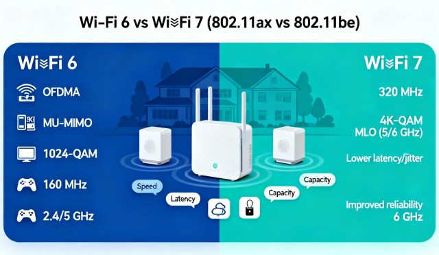 Wi‑Fi 6 vs Wi‑Fi 7