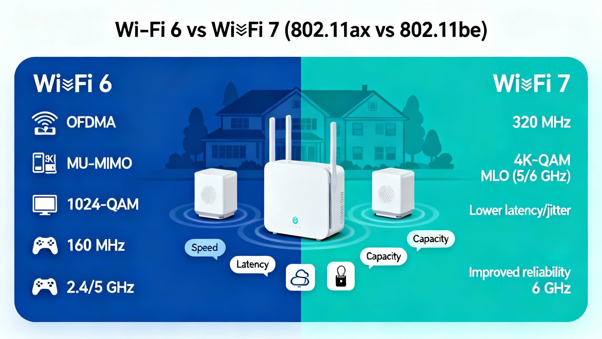 Wi‑Fi 6 vs Wi‑Fi 7: Real Differences and When to Upgrade