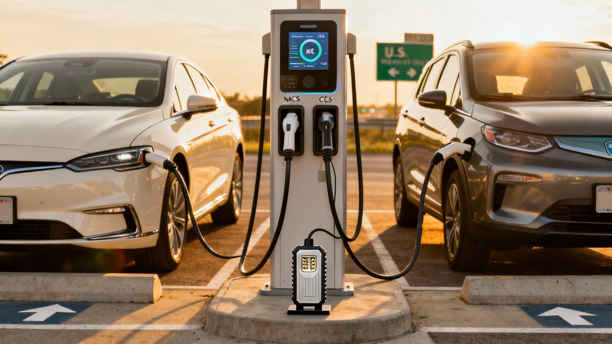 EV Charging Standards in the U.S.: CCS vs NACS and the Role of Adapters