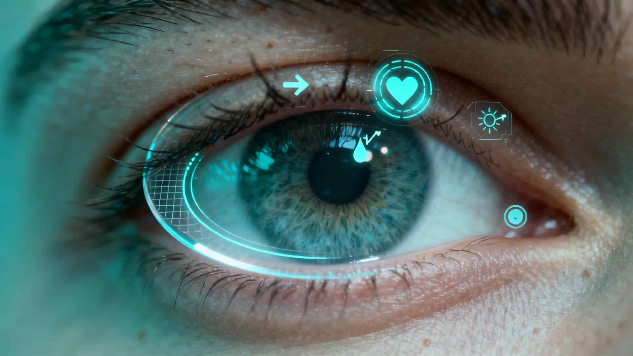 Smart Contact Lenses: Augmented Reality From the Eye and Real-Time Health Monitoring