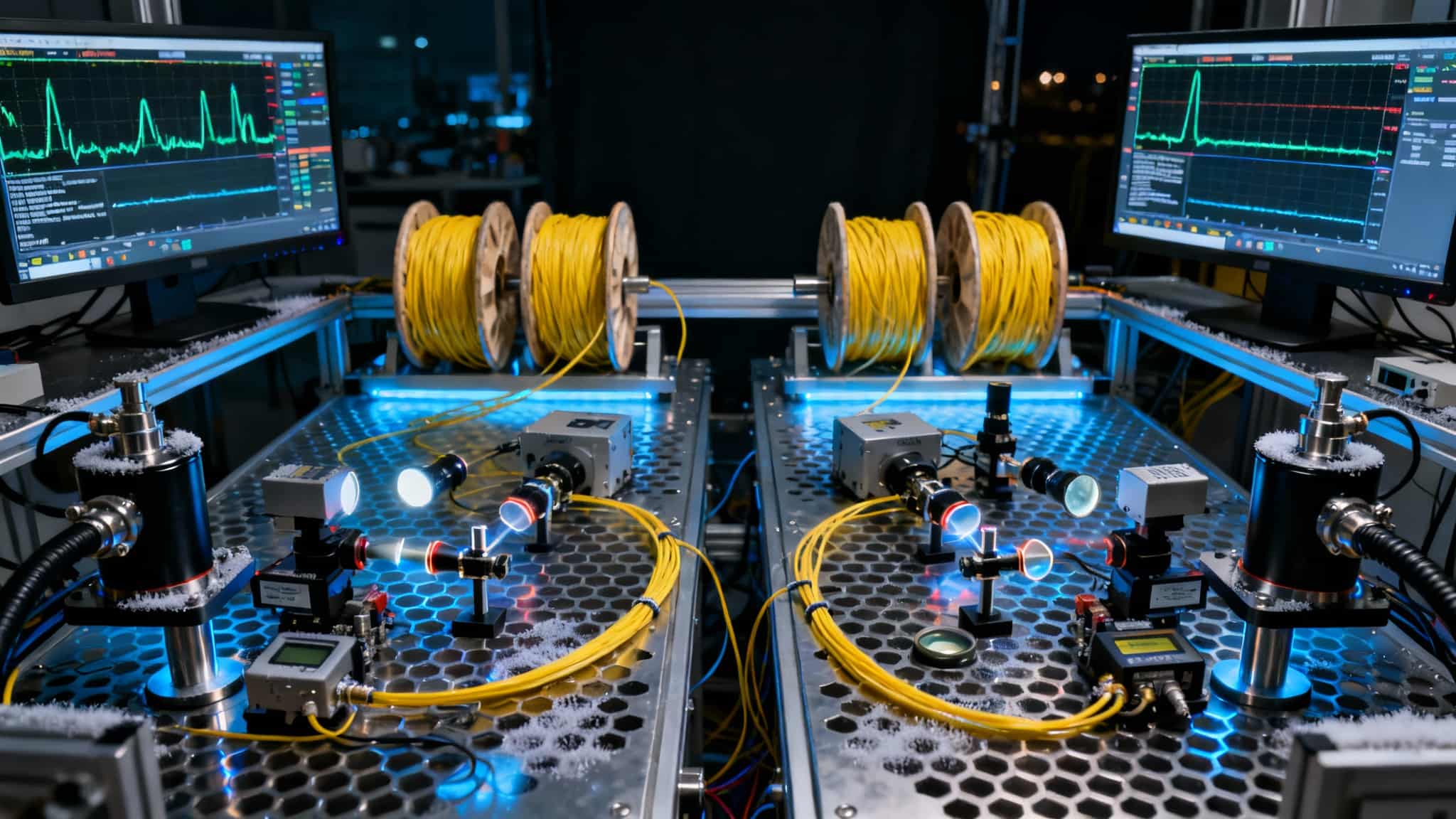 Quantum Internet Nodes — Teleported Key Sharing