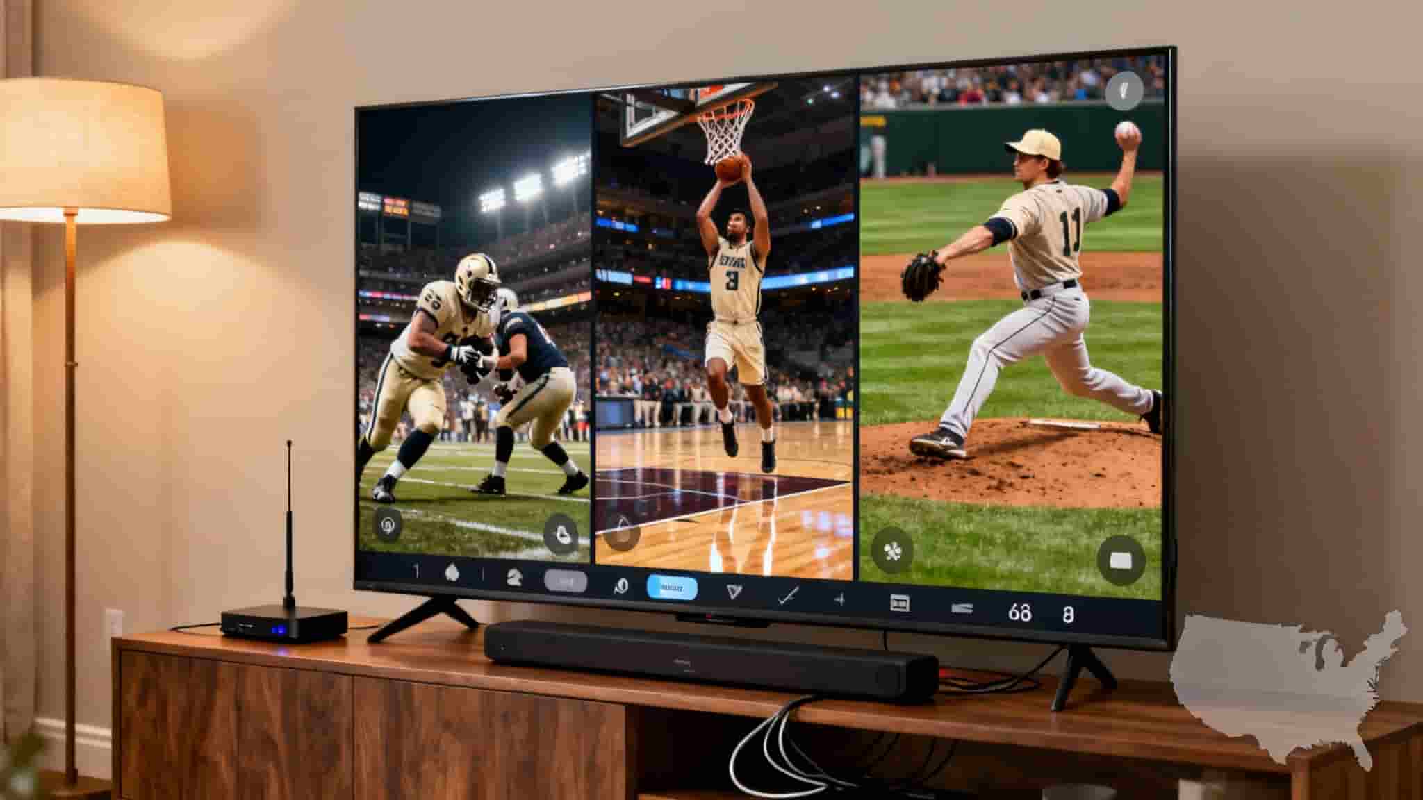 The Ultimate Guide to Watching NFL, NBA, and MLB in the U.S. (Broadcast and Streaming Rights)