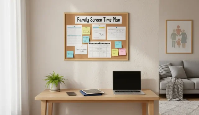 family screen time agreement template