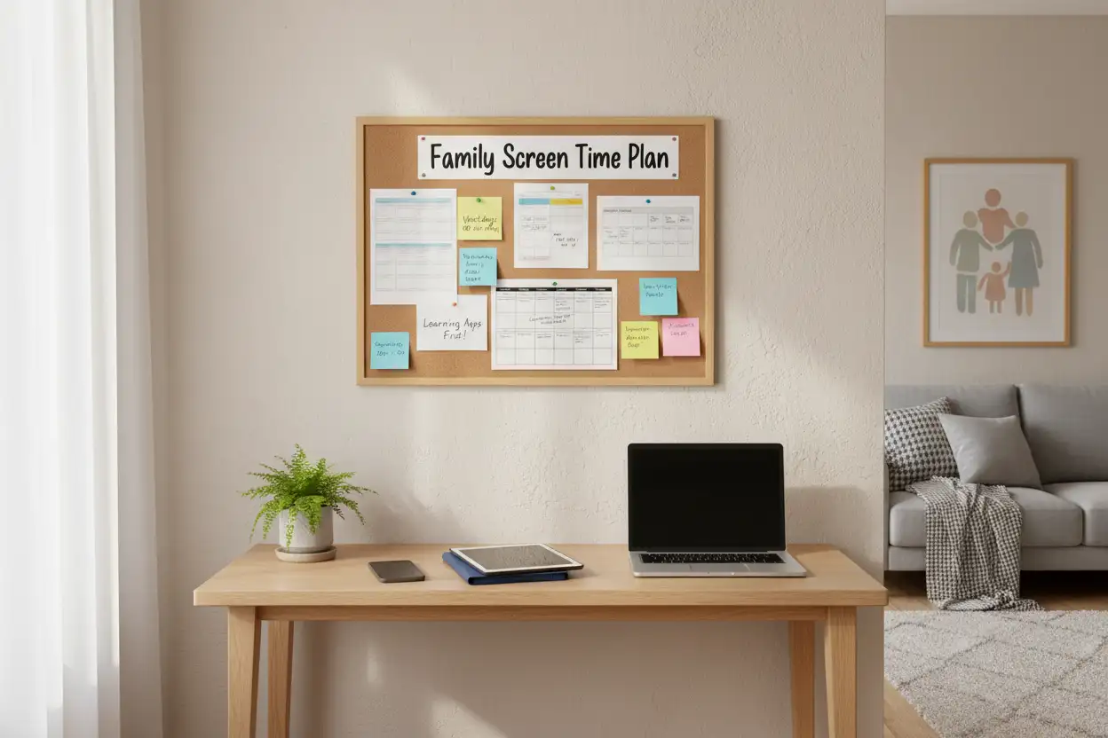 Screen Time Management and Family Agreement Template: A Comprehensive Guide