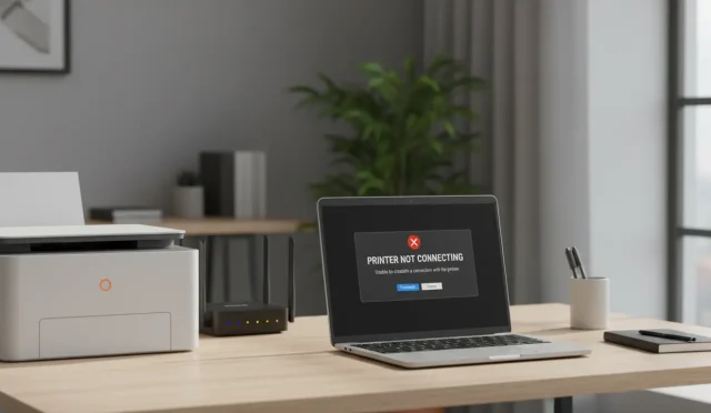 printer not connecting Wi‑Fi and driver issues