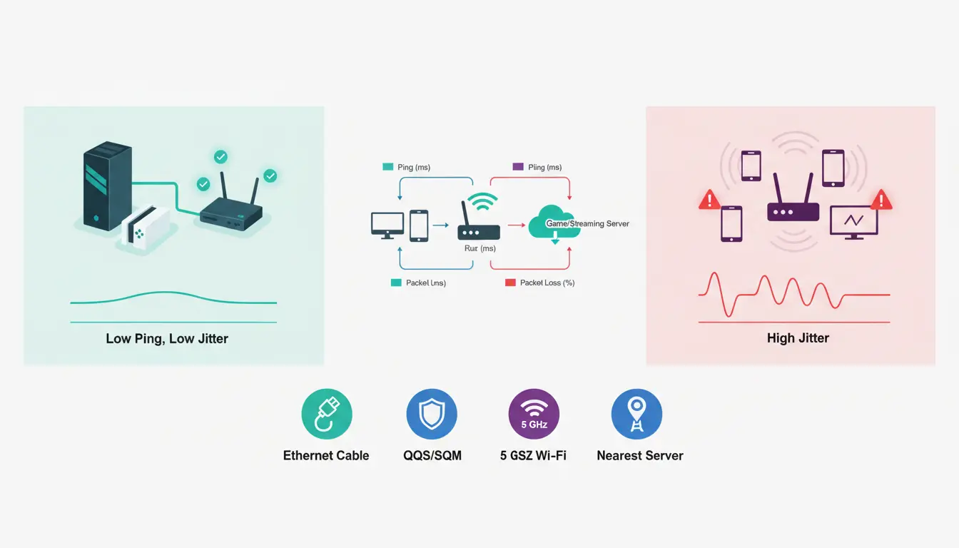 What Are Ping and Jitter, and How to Reduce Them for Gaming and Streaming