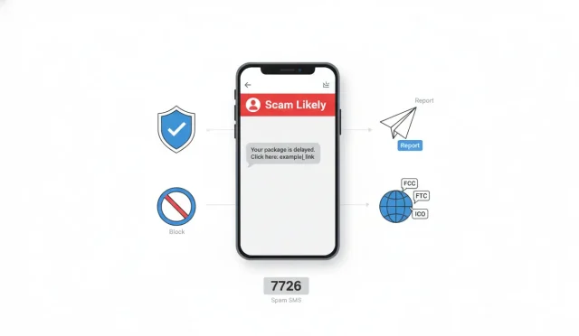 report spam calls and messages