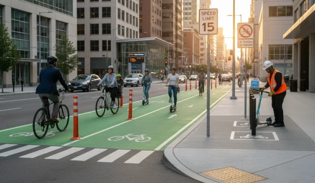 e-bike and scooter regulations in U.S. cities