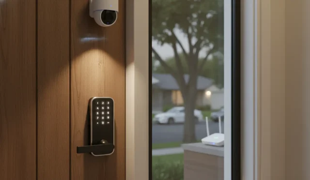 smart lock camera storage