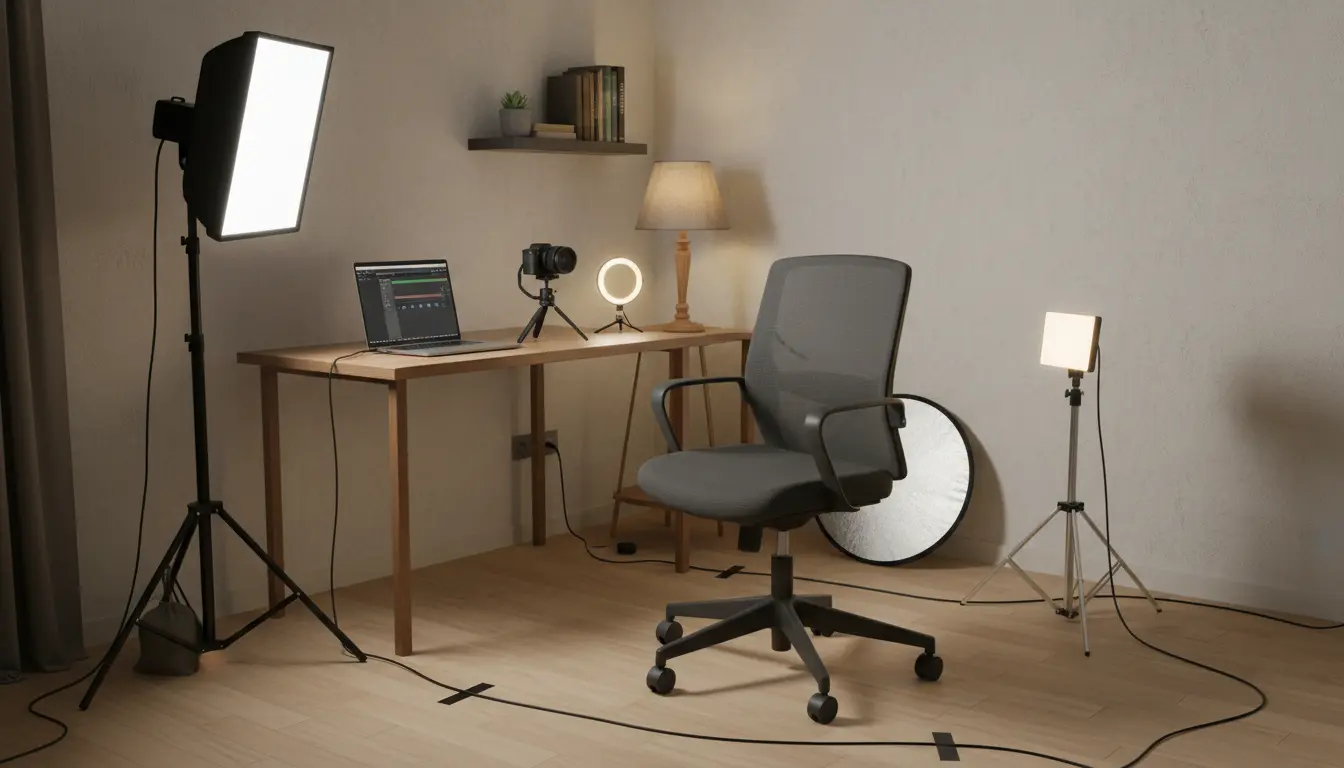 Entry-Level Home Studio Lighting Setup: Softbox, LED Panels, and Three-Point Lighting Tips for Beginners