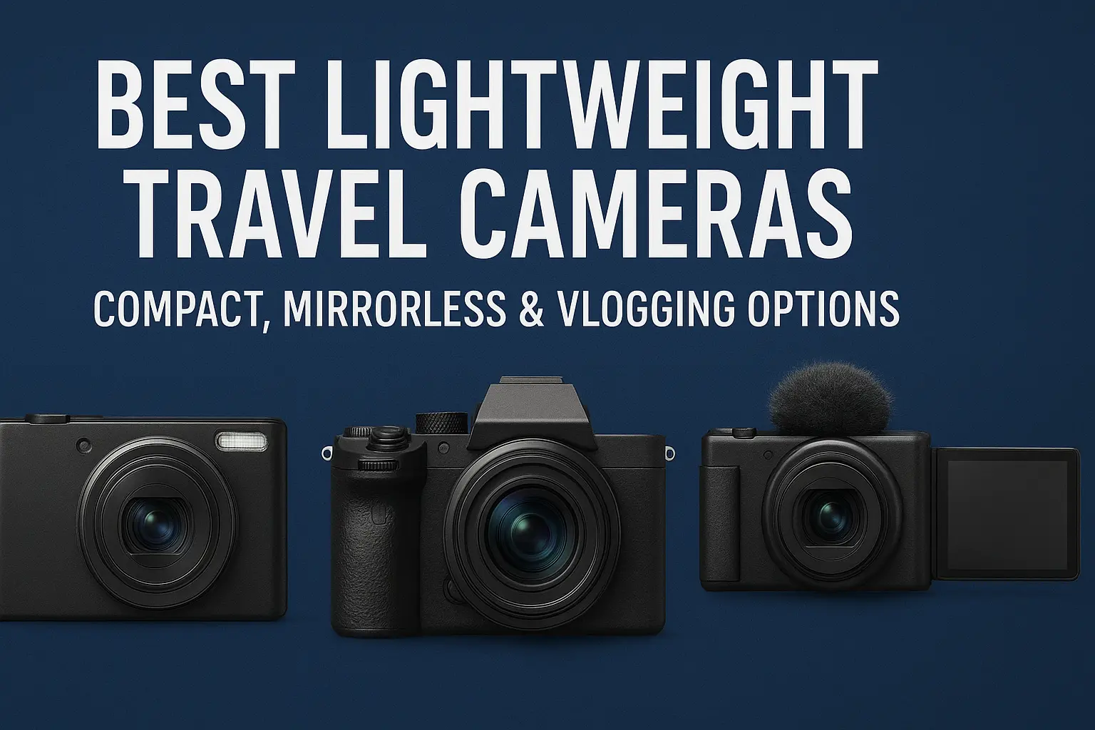Best Lightweight Travel Cameras with Long Battery Life — Compact, Mirrorless & Vlogging Options
