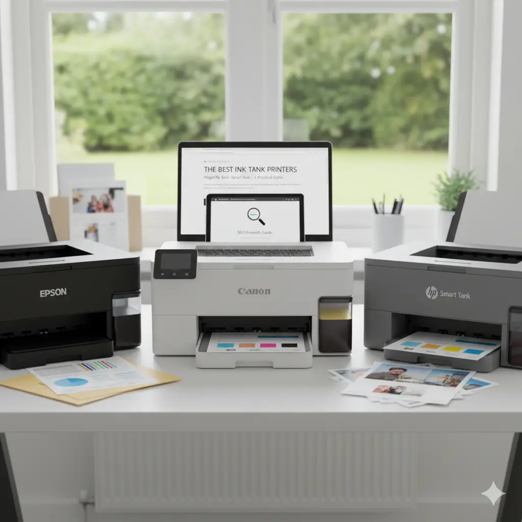 Best Ink Tank Printers 2025: EcoTank, MegaTank & Smart Tank Guide for Low Running Costs and High‑Volume Printing