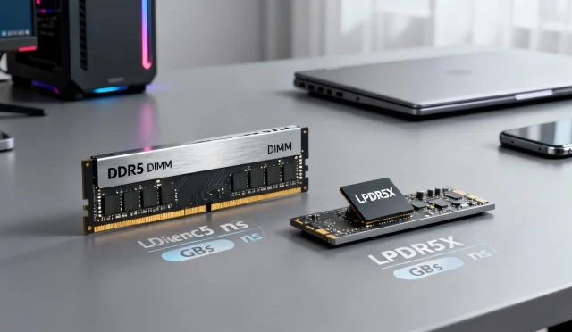 DDR5 vs LPDDR5X