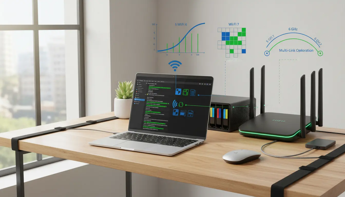 Large File Transfer with rsync and rclone over Wi‑Fi 6/7: OFDMA Efficiency, Multi‑Link Operation, and Cloud Backup Best Practices