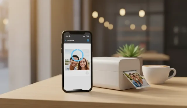portable photo printer integration