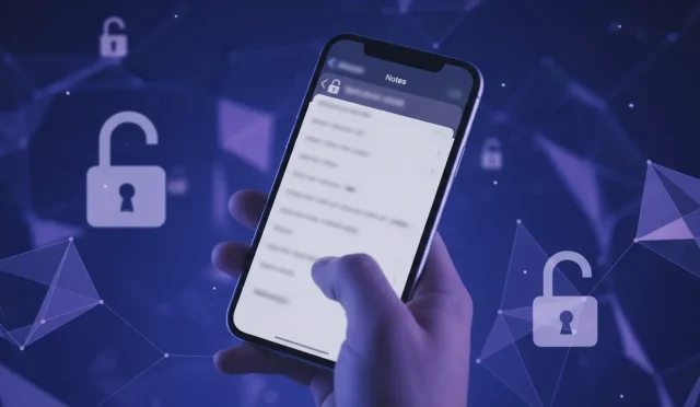 local note encryption on iPhone