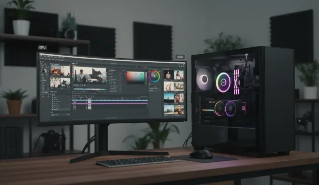 iGPU vs dedicated GPU for photo video and AI workloads