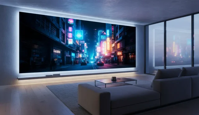 ultra bright and durable 8K microLED panels
