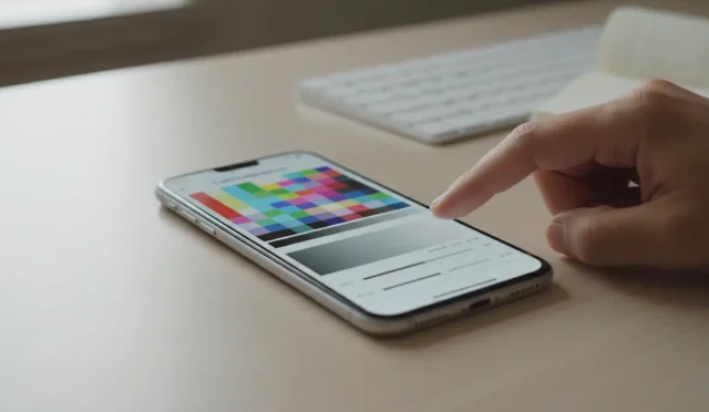 mobile display color profiles