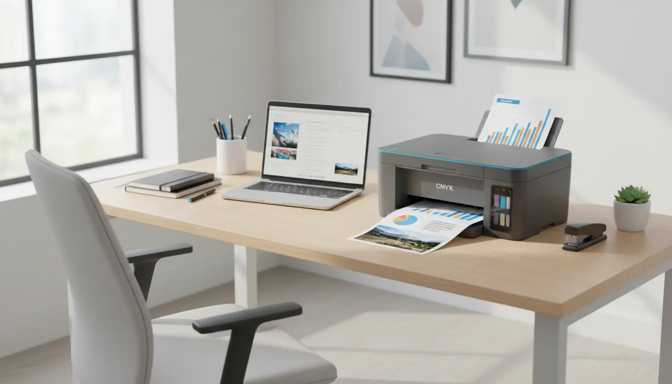 Best 4-Color System Printers for Home and Office: Realistic CMYK Printing Setup