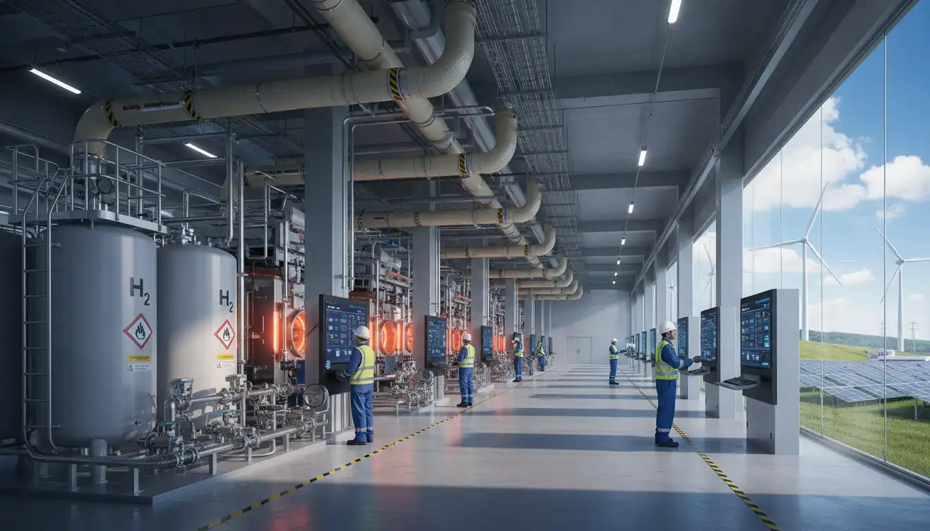 High-Temperature Solid Oxide Electrolyzer Plant for Efficient Green Hydrogen Production