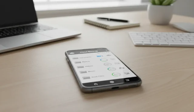 automated cloud backup workflows on Android