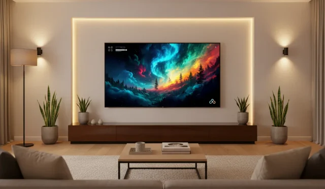 low pixel burn-in risk managed OLED TV