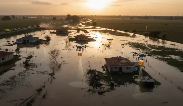 environmental monitoring and disaster response with drone swarms