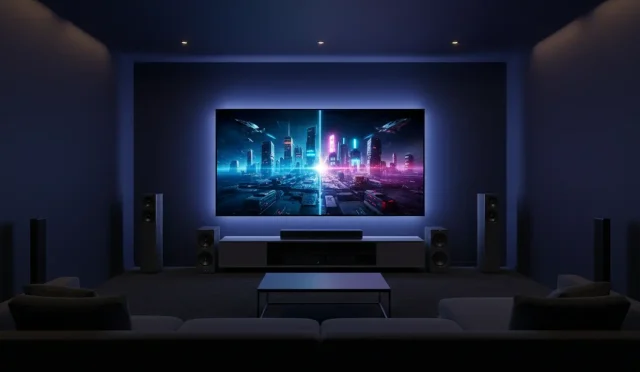 best premium home theater TVs OLED mini LED