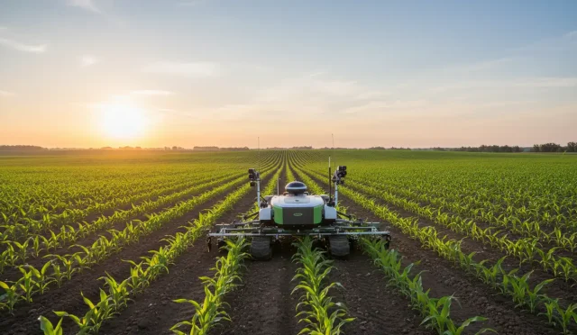 autonomous farming robots in US agriculture