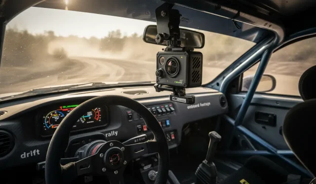 in car action camera for drift off road and rally