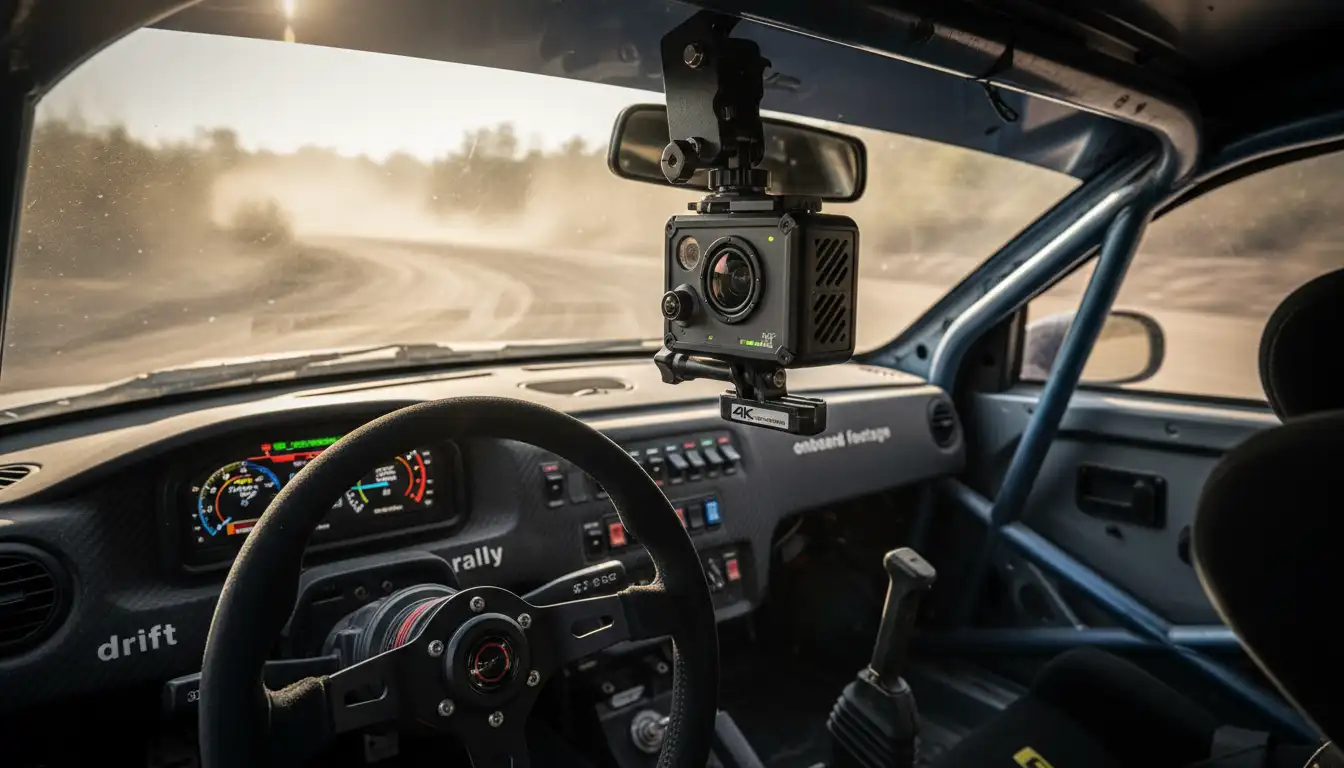 4K In-Car Action Camera for Drift, Off-Road and Rally: The Ultimate Onboard Recording Guide