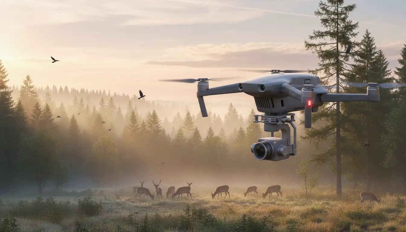 Best Silent Drones for Wildlife Photography: Stealth, Low-Noise Flight and Ethical Aerial Imaging