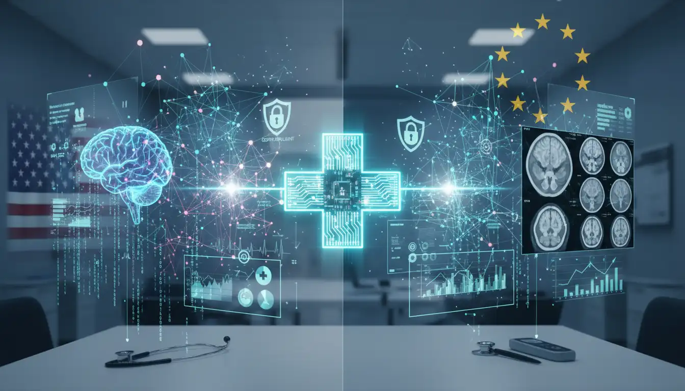 AI Applications in Healthcare: Comparative Case Studies from US and European Medical Systems with Predictive Analytics