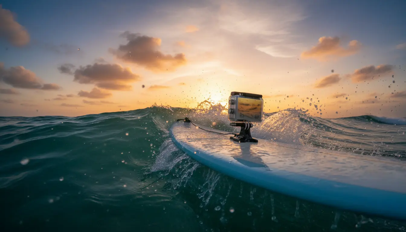 Best Surf Action Camera and Board Mount Setup for Realistic Water Sports Footage