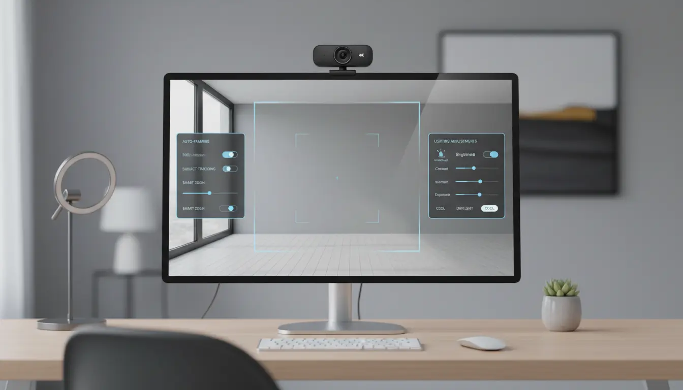 4K Webcam with AI Framing and Light Correction: The Ultimate Upgrade from 1080p for Professional Video Quality