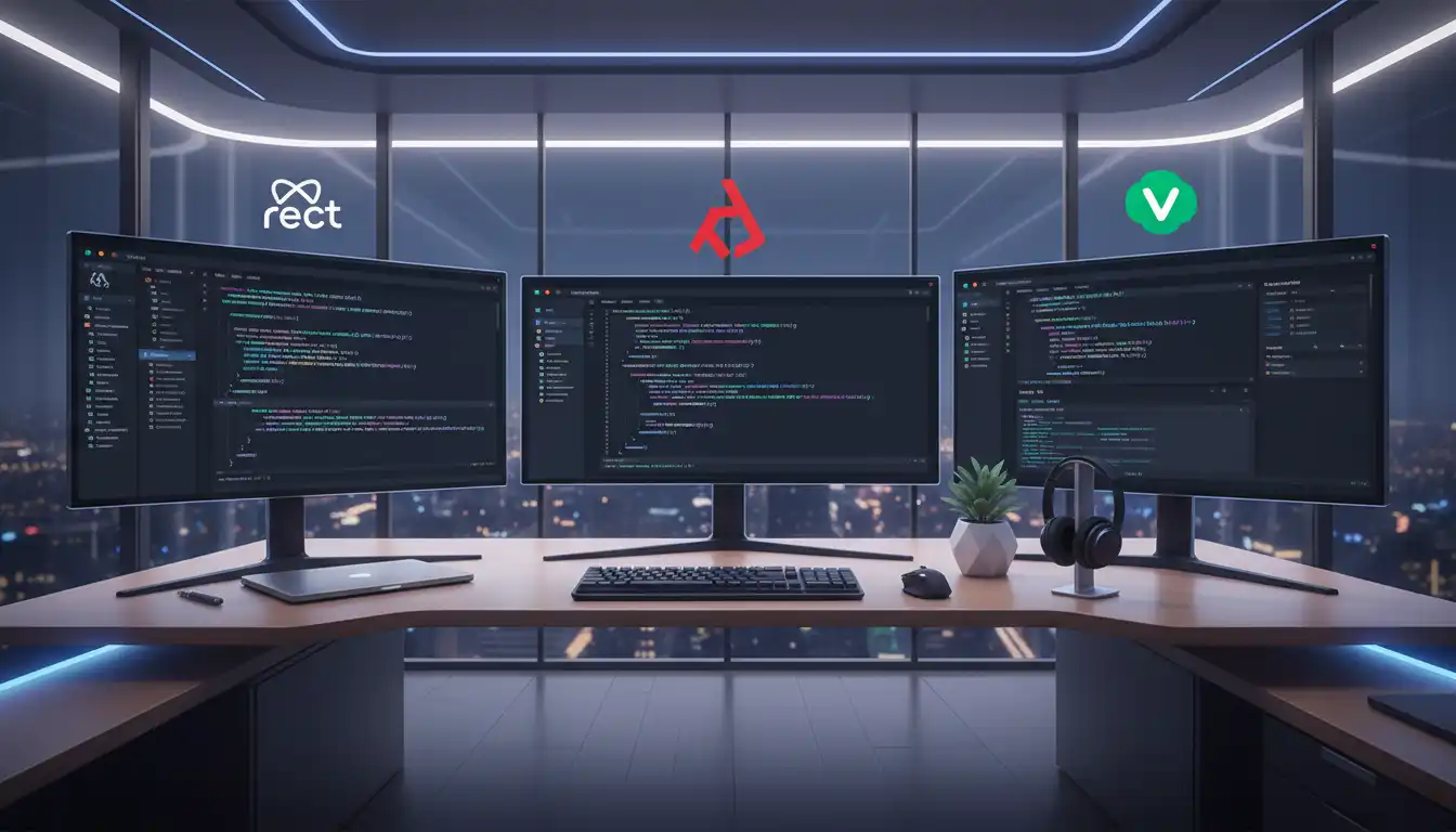 Worldwide Most Used Web Frameworks: React vs Angular vs Vue Comparison for Modern Front‑End Development