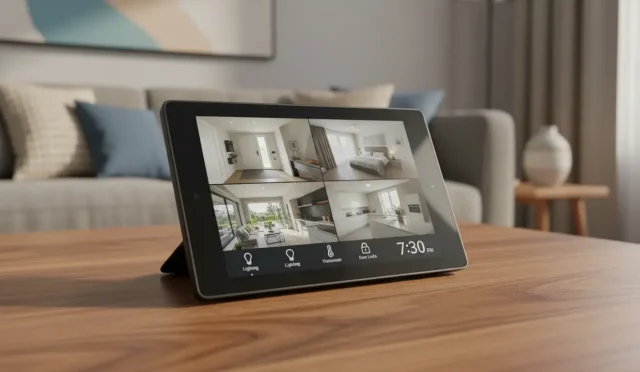 Smart displays with built‑in home monitoring features