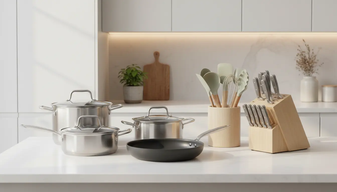 Best Kitchenware Sets for New Home Gifts: Nonstick Cookware, Knife Blocks, and Essential Utensils for Housewarming Kitchens