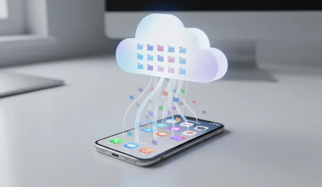 iPhone shortcuts file management