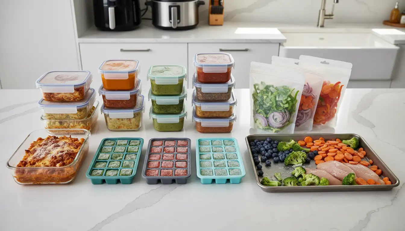 Best Kitchen Equipment for Batch Freezing and Reheating: Containers, Vacuum Sealers, and Silicone Freezer Tools