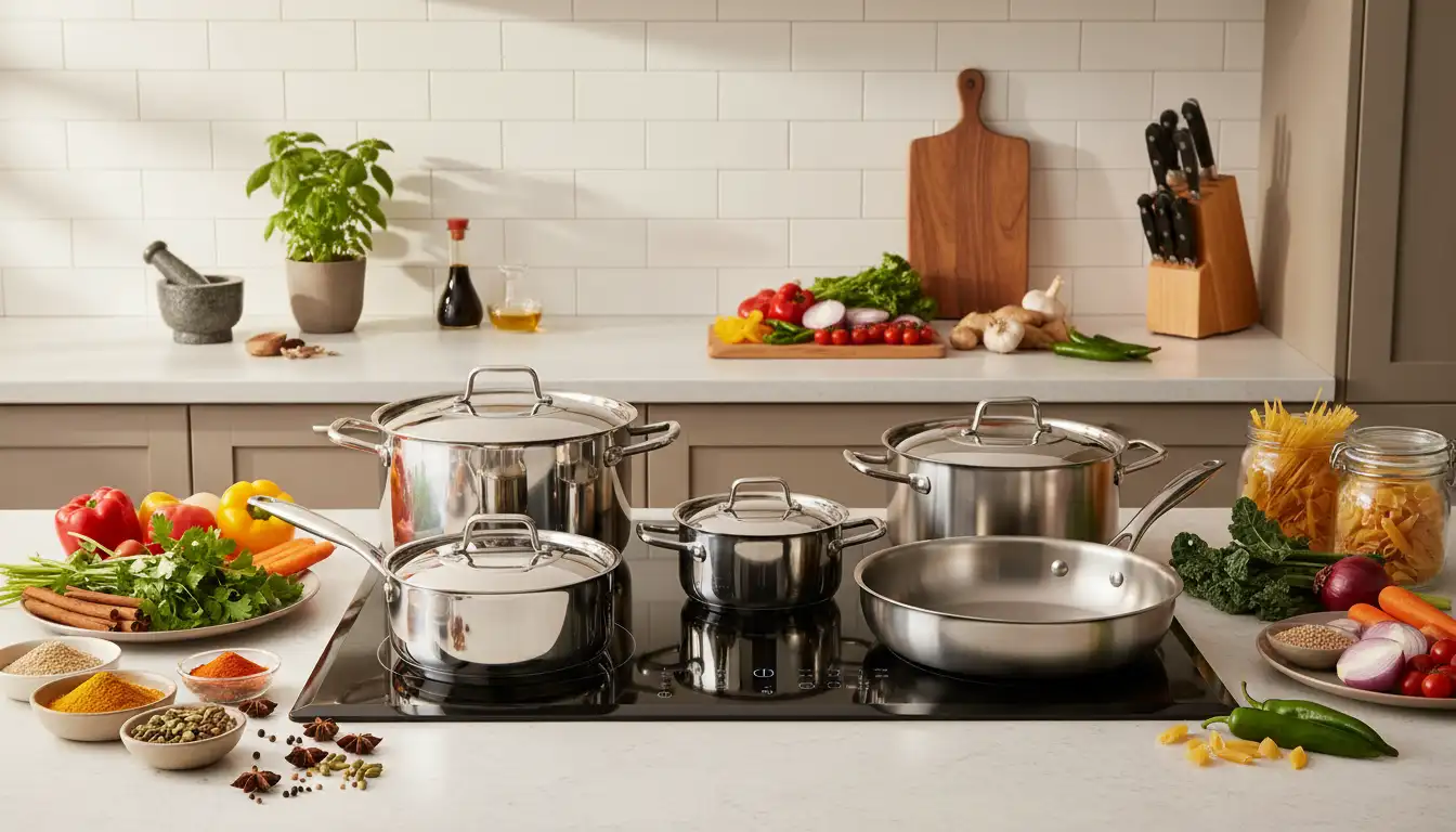 Best Cookware Sets for World Cuisine Lovers: Stainless Steel, Nonstick & Cast Iron Guide