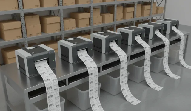 long-tail stable continuous printer