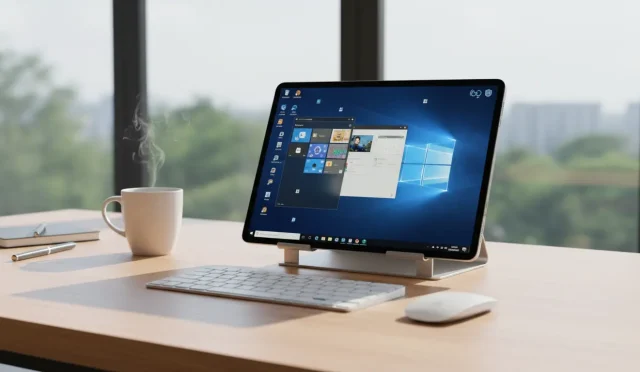 remote desktop on a tablet