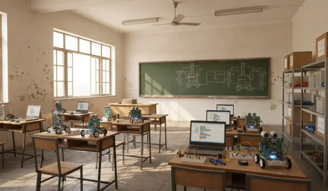 low cost educational robots in stem education