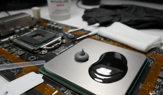 Thermal paste vs liquid metal